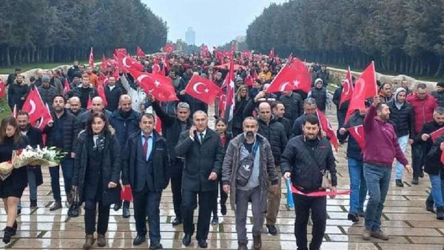 Ankara'da staj sigortası mağdurları eylem yaptı