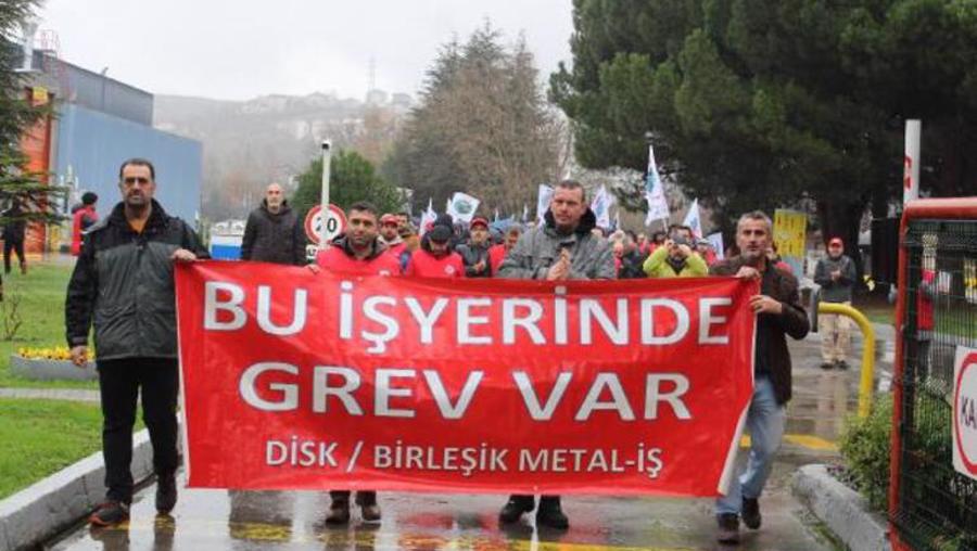 Erteleme kararına rağmen 400 işçi greve çıktı