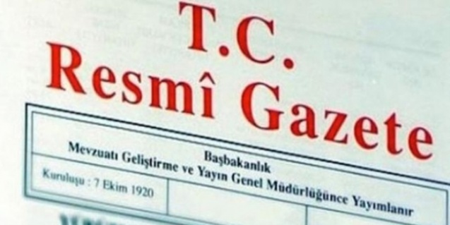 9 Şubat 2022 tarihli Resmi Gazete yayımlandı