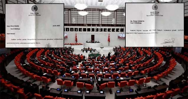 AK Partili 2 vekil torpil için müftülüğe yazı gönderdi