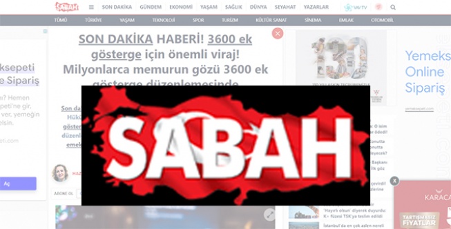 Sabah Gazetesi herkese ek gösterge dağıttı