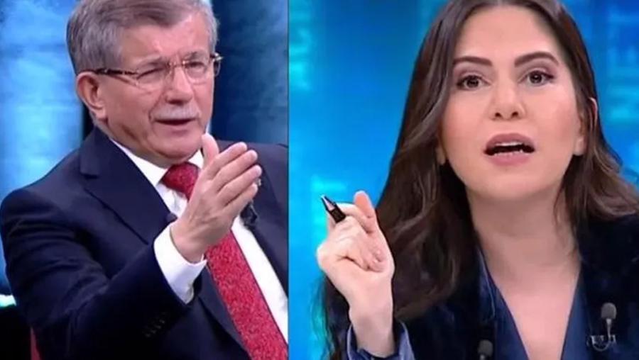 Davutoğlu, Bahçeli için o sözleri kullanınca sunucu hemen araya girdi