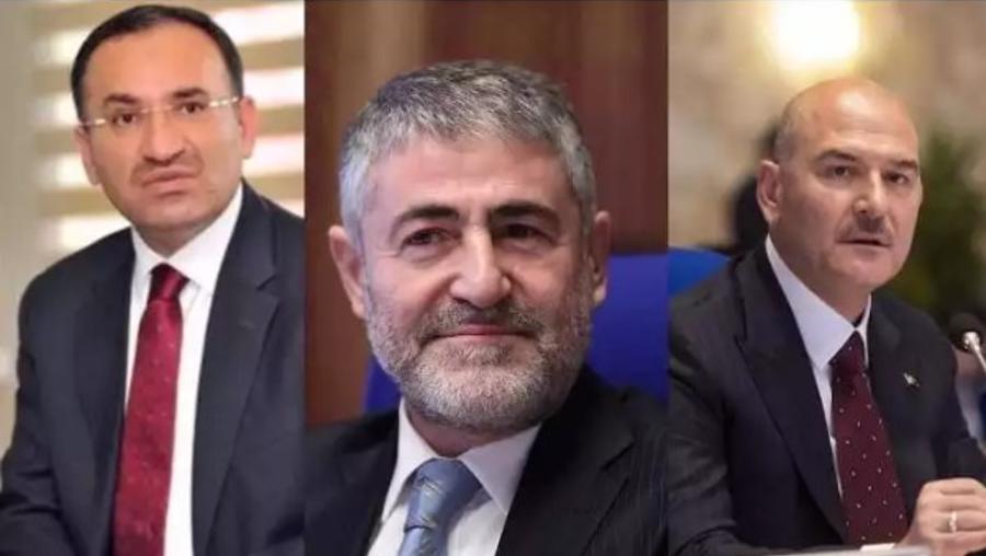 En başarısız bakanlar anketi sonucu: Bozdağ Nebati ve Soylu ilk sırada