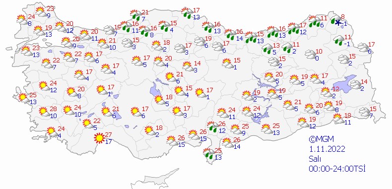 Yeni haftada (31 Ekim-6 Kasım) hava nasıl olacak? (Meteoroloji'den toz taşınımı uyarısı) - 4