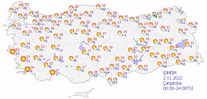 Yeni haftada (31 Ekim-6 Kasım) hava nasıl olacak? (Meteoroloji'den toz taşınımı uyarısı) - 5