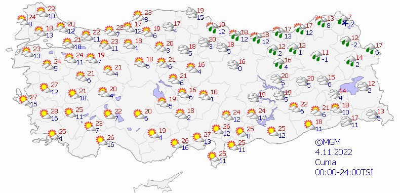 Yeni haftada (31 Ekim-6 Kasım) hava nasıl olacak? (Meteoroloji'den toz taşınımı uyarısı) - 7