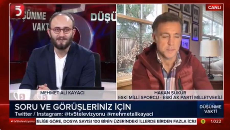 Hakan Şükür'ü yayına çıkaran TV5'e soruşturma