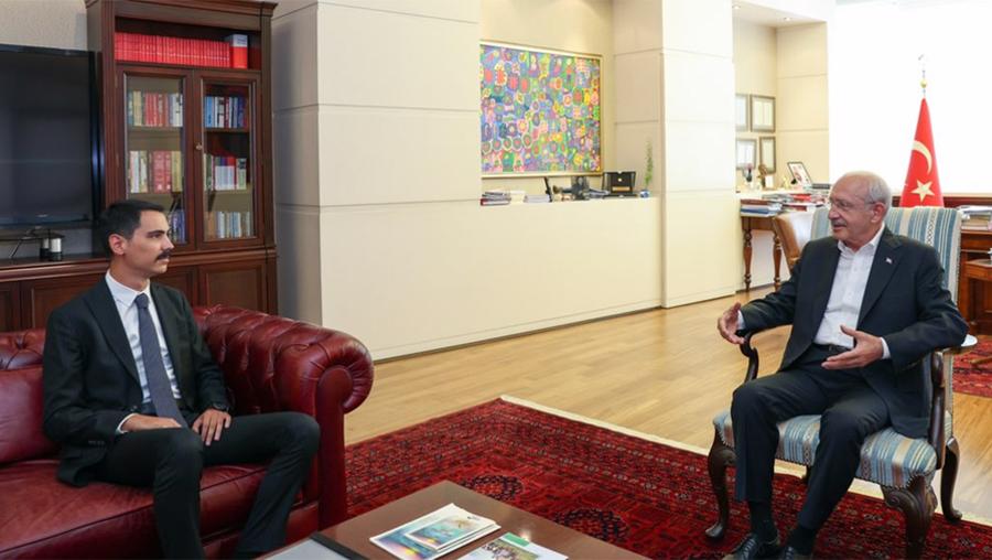 Kılıçdaroğlu, Muhsin Yazıcıoğlu'nun oğluyla görüştü