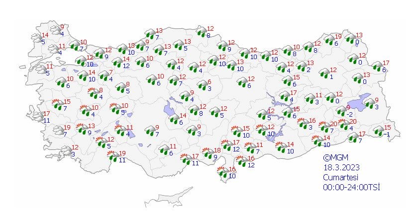 Meteoroloji'den 19 il için kuvvetli yağış ve fırtına uyarısı (Bugün hava nasıl olacak?) - 13