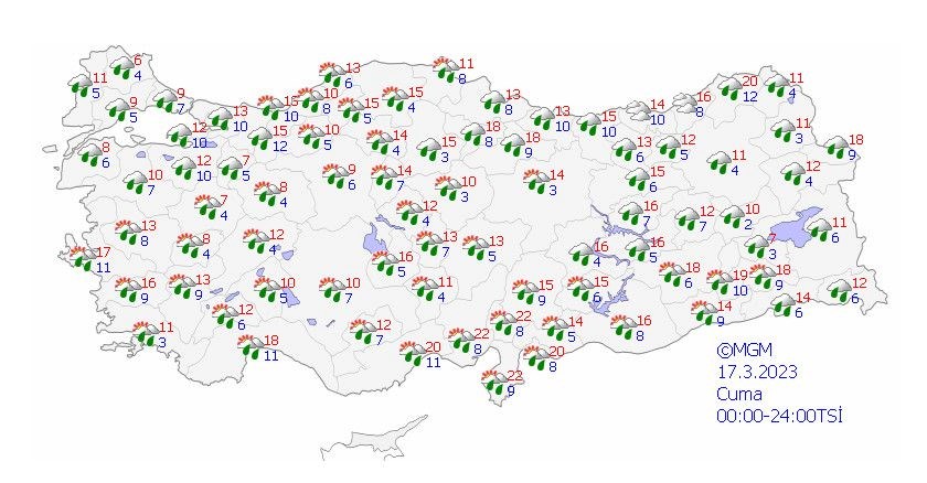 Meteoroloji'den 19 il için kuvvetli yağış ve fırtına uyarısı (Bugün hava nasıl olacak?) - 12