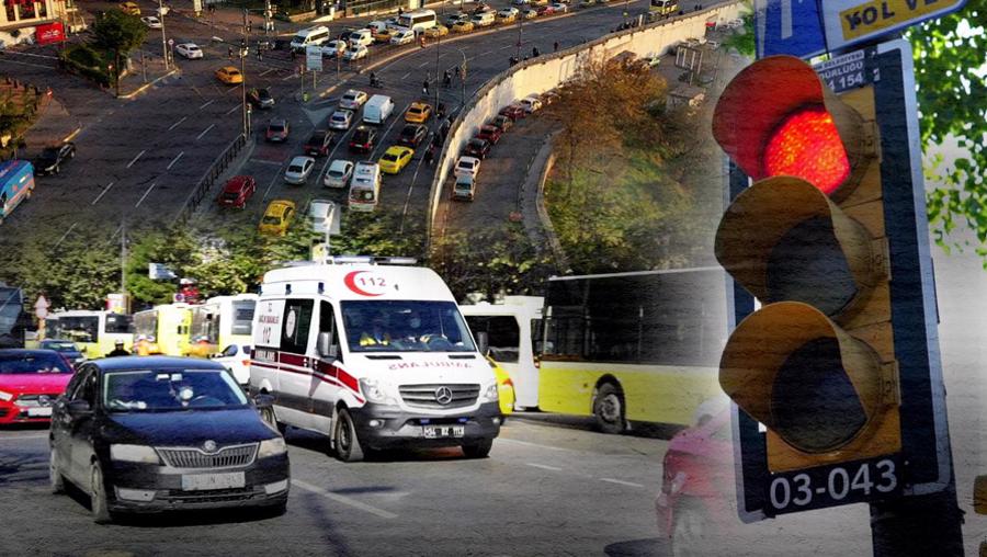 Ambulansa yol vermeyen sürücüye 29 bin lira para cezası