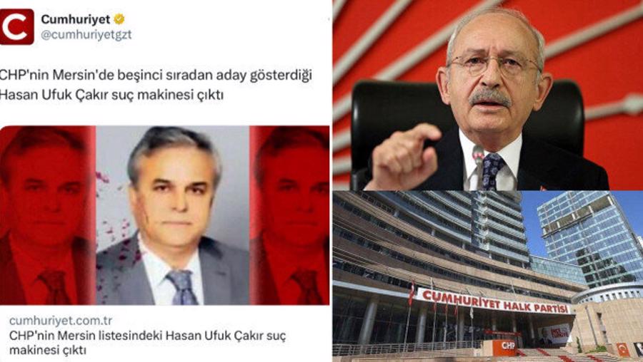 Cumhuriyet Gazetesi CHP'li adayı hedefe koydu: Suç makinesi