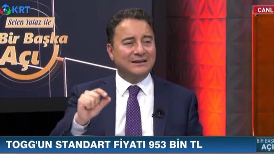 Ali Babacan: TOGG'a yerli denmesine taraftar değilim