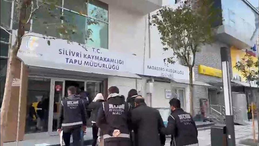 Silivri Tapu Müdürlüğü'nde rüşvet operasyonu: 79 gözaltı