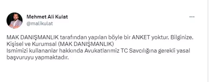 Kılıçdaroğlu ve Erdoğan arasındaki yüzde14'lük fark olay olmuştu! MAK'tan açıklama geldi