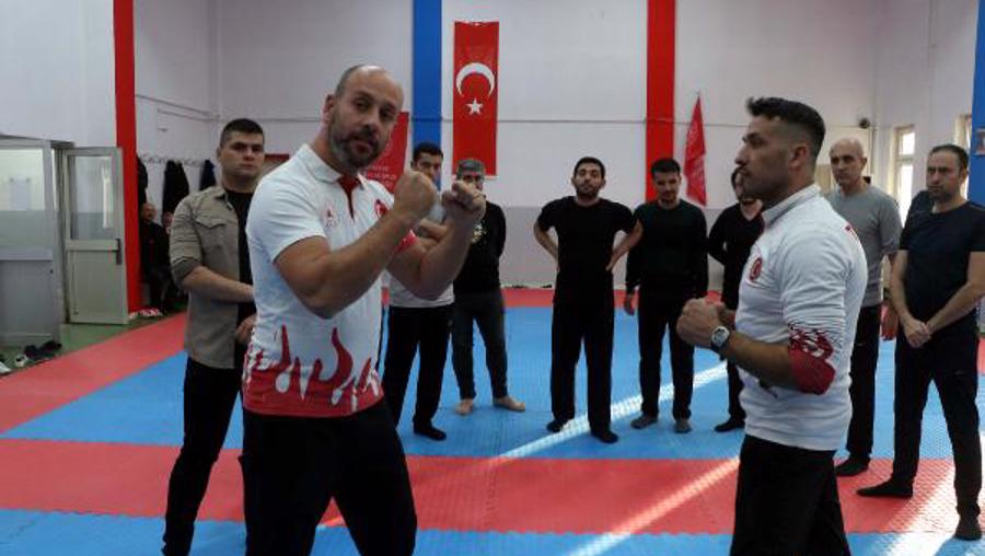 Gaziantep'te icra memurları kungfu öğreniyor