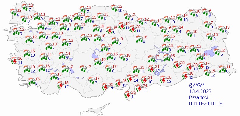 Türkiye'nin tamamı sağanak yağışlı: Meteoroloji'den 15 il için uyarı - 7