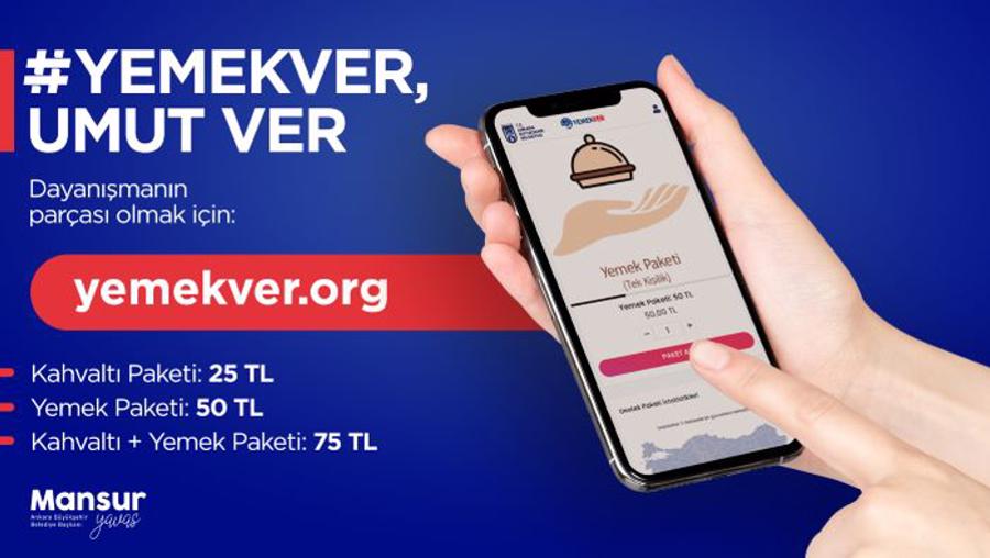 Ankara Büyükşehir Belediyesi, ‘Yemek Ver’ kampanyasını başlatıyor