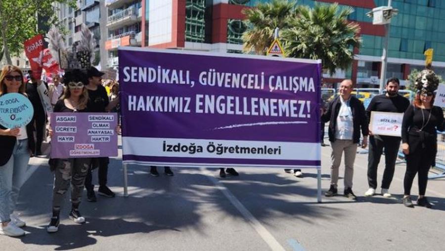 Öğretmenler İzmir'de isyan etti