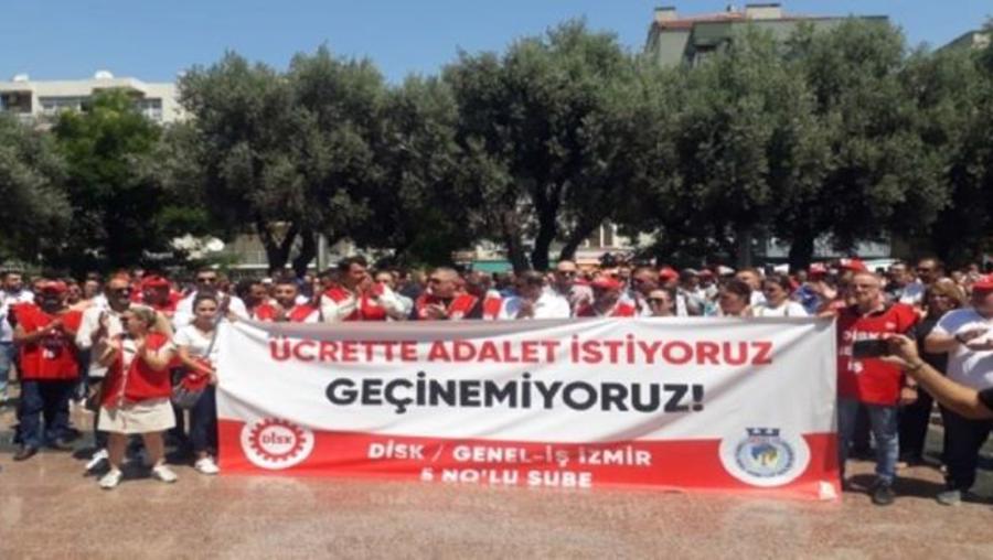 İzmir’de belediye işçilerinden ek zam talebi