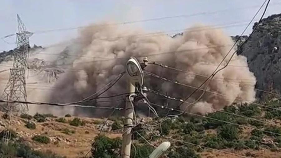 Deprem bölgesinde dinamit patlatılmasına tepki yağdı