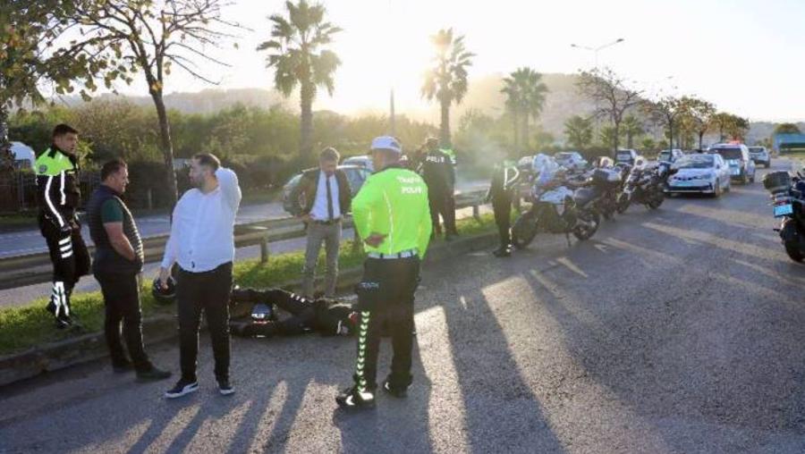 'Dur' ihtarına uymadı, polis memuruna çarpıp kaçtı!