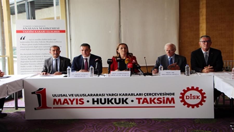 DİSK: Taksim'de 1 Mayıs'ı yapma kararlılığındayız 