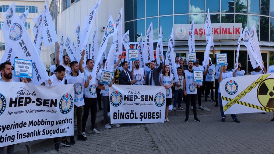 HEP-SEN Başkanı Şimşek: Sağlık çalışanları radyasyon tehlikesi altında