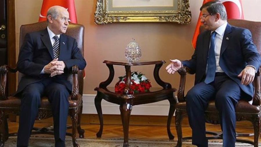 Davutoğlu'ndan Bahçeli'ye destek: 'PYD ile temaslar olabilir'