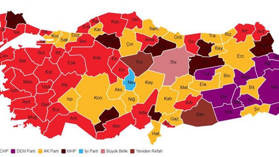 Türkiye genelinde 3 partinin oyu arttı, 4 partinin oyu düştü