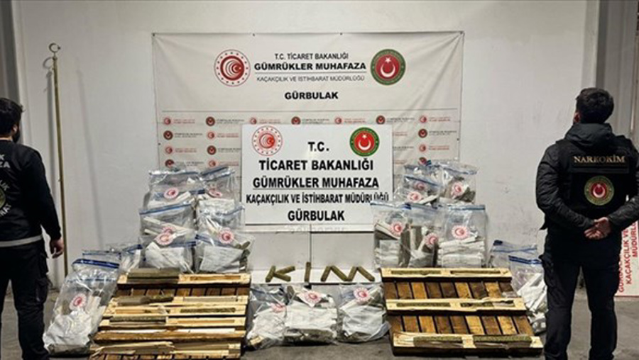 Gümrük Muhafaza Ekiplerinden 4 günde 2 tonluk uyuşturucu darbesi