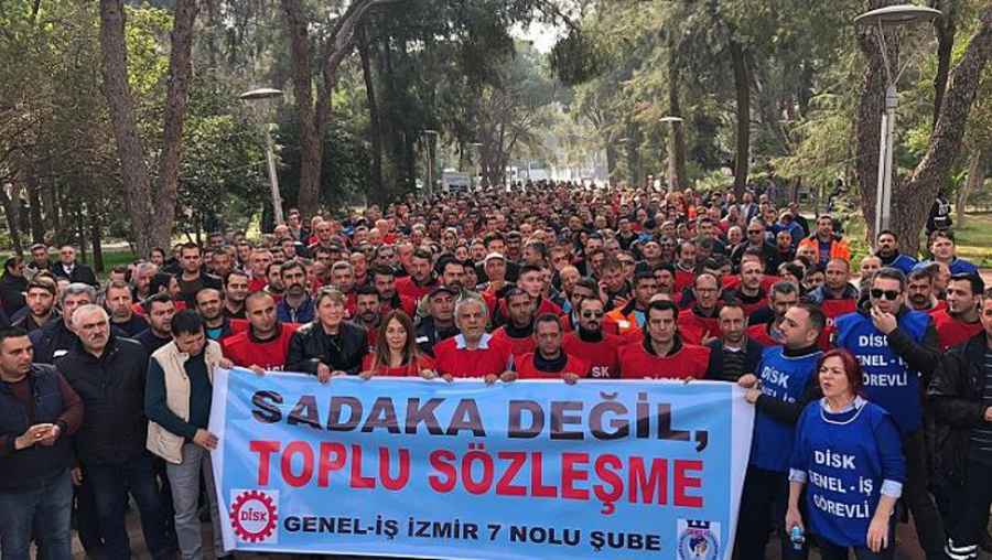“Barajsız Sendika, Yasaksız Grev, Güvenceli İş” kanun teklifi binlerce imzayla Meclis’e gidiyor