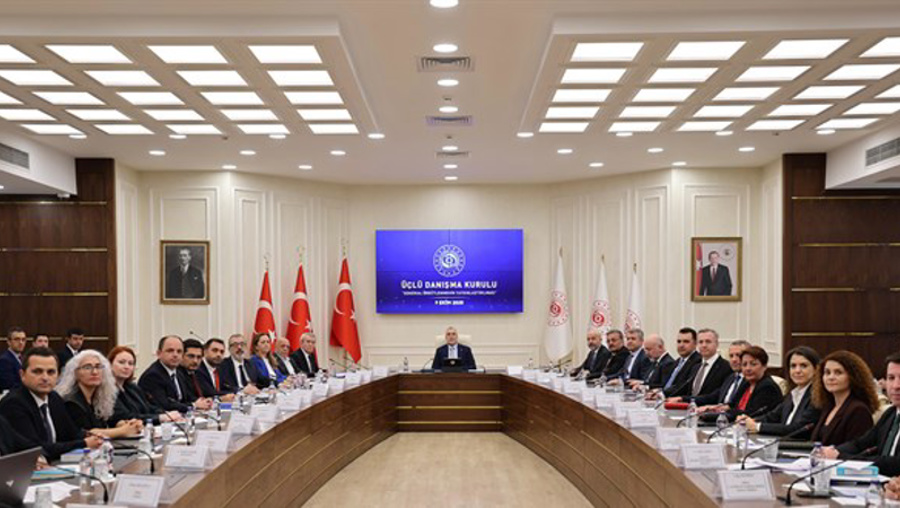 Üçlü Danışma Kurulu, "Sendikal Örgütlenmenin Yaygınlaştırılması" gündemiyle toplandı