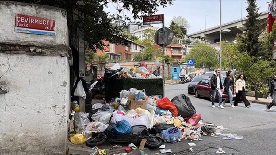 Beşiktaş Belediyesinde çöp krizi