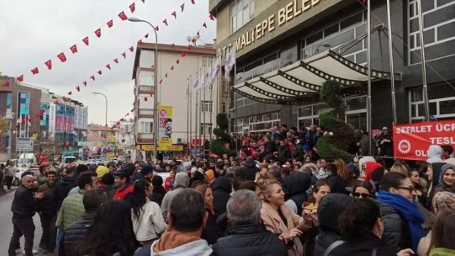 Maltepe Belediyesi'nde maaş krizi