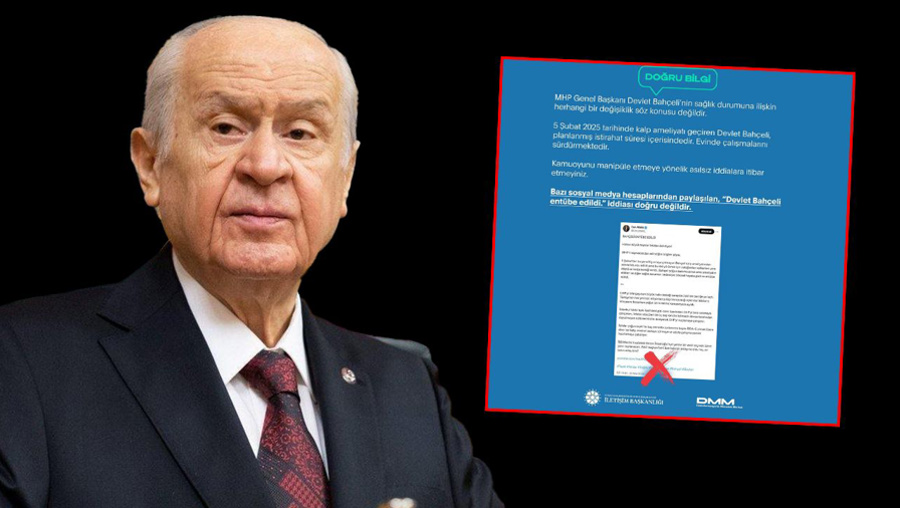 "Devlet Bahçeli entübe edildi" haberi nedeniyle soruşturma