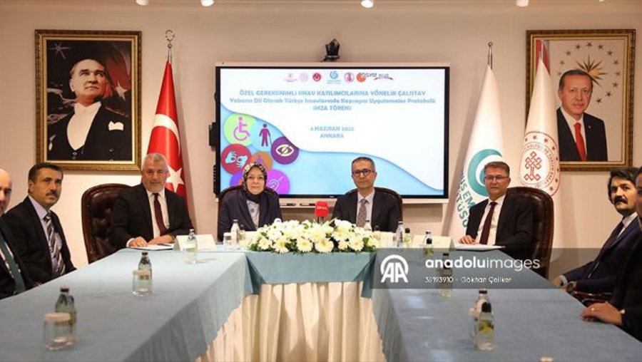 YEE, MEB, ÖSYM ve TDK'den "Türkçe yabancı dil" sınavlarında eşitlikleri için protokol
