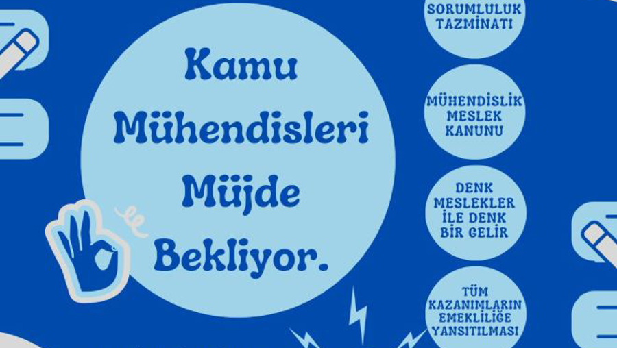 Kamu mühendisleri, mimarları ve şehir plancılarının toplu sözleşme talepleri