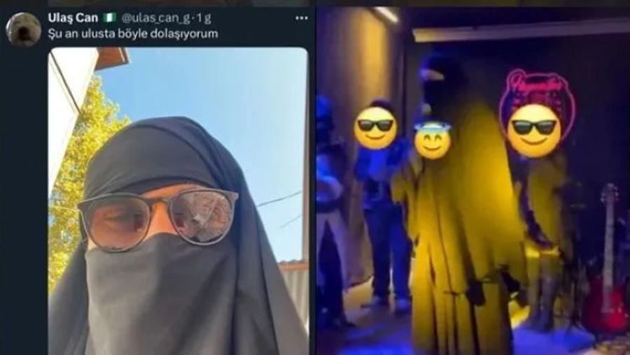 Çarşafla alay eden ODTÜ öğrencisi gözaltına alındı