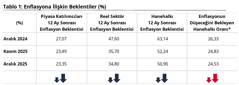 Merkez Bankası anketi açıklandı: Piyasanın, vatandaşın ve reel sektörün 2026 enflasyon beklentileri belli oldu - Resim : 2