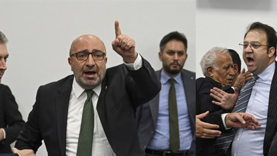 'Ayağa kalk! Sen Mücahit misin, müteahhit misin söyle'