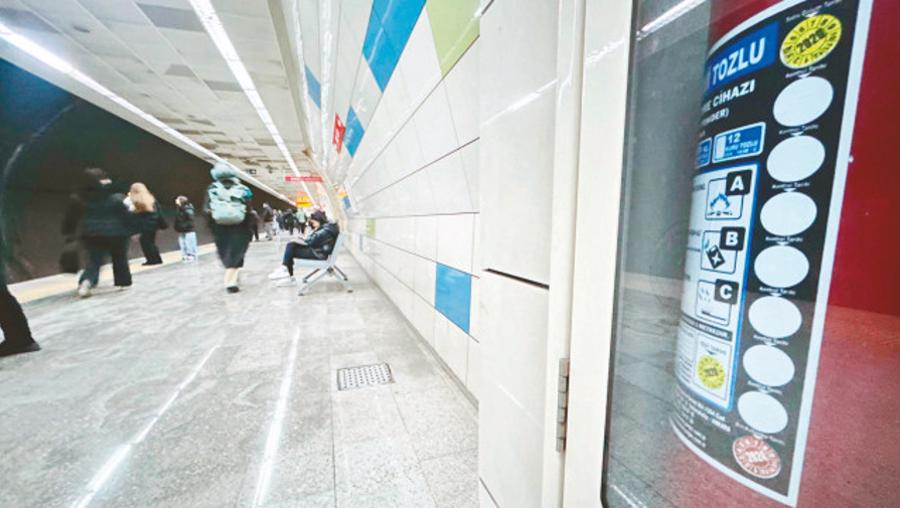 Ankara metrosunda yangın tüpleri 2016’dan kalma