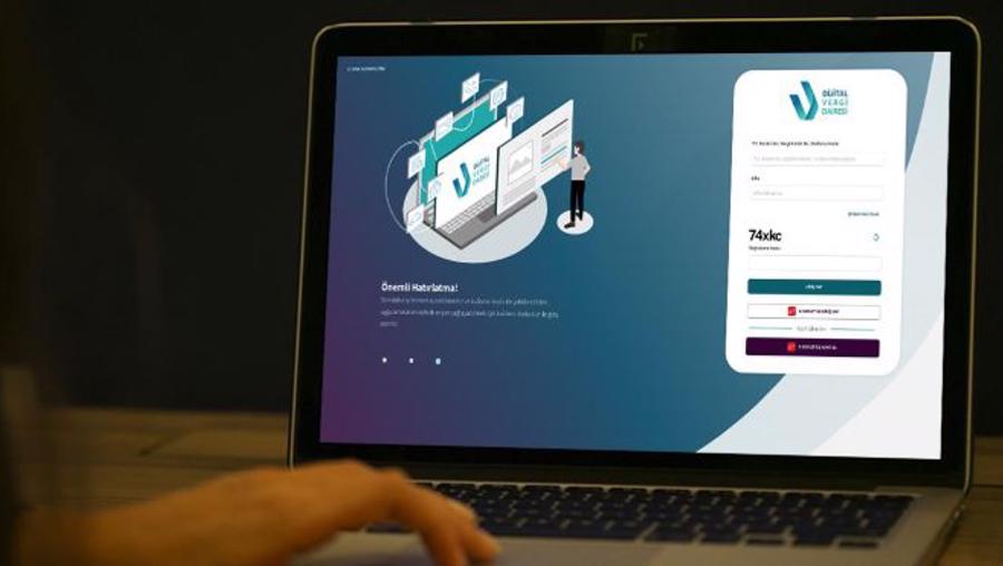 2024'te  Dijital Vergi Dairesi'nde 12,2 milyon işlem yapıldı