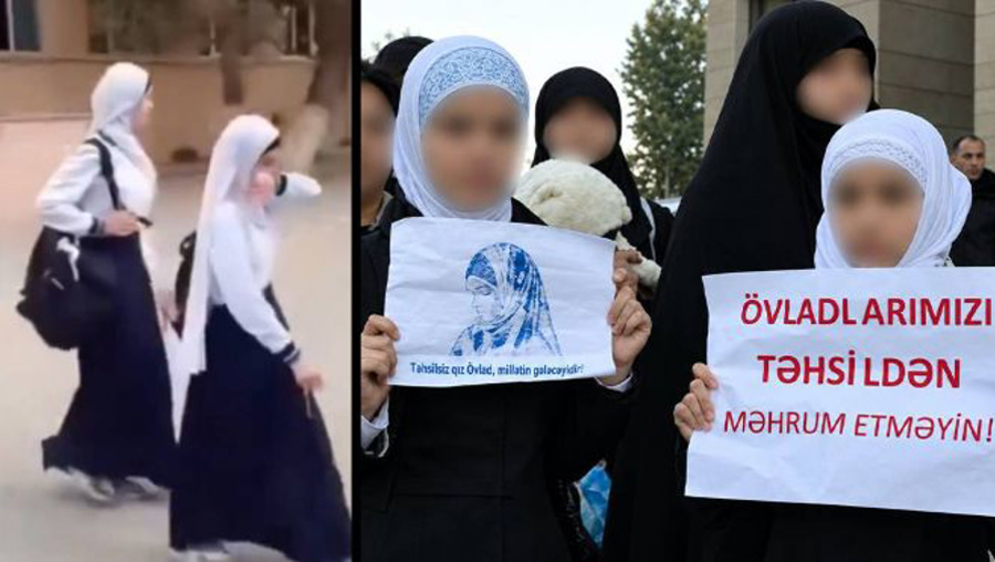 Azerbaycan’da başörtüsü yasağı