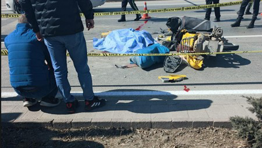 PTT çalışanı görev sırasında geçirdiği trafik kazası sonucu hayatını kaybet