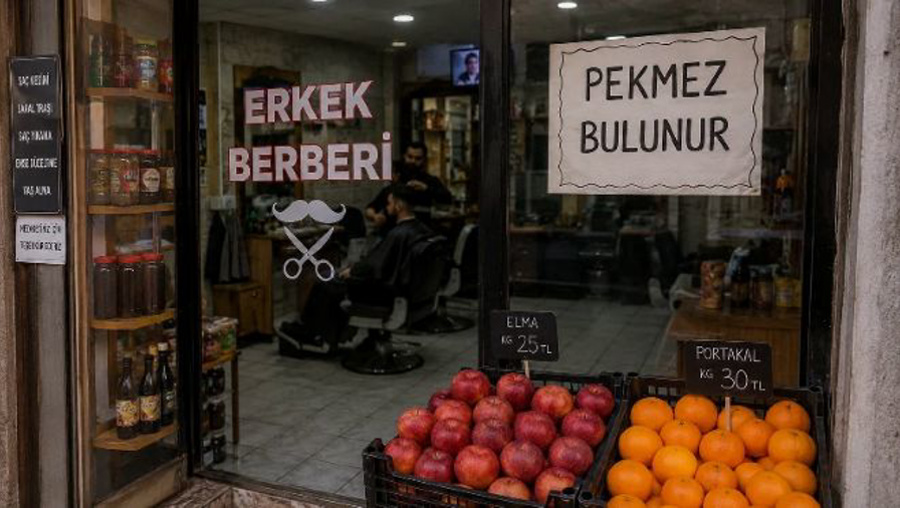 Kırtasiyede kahve emlakçıda salça satılıyor!