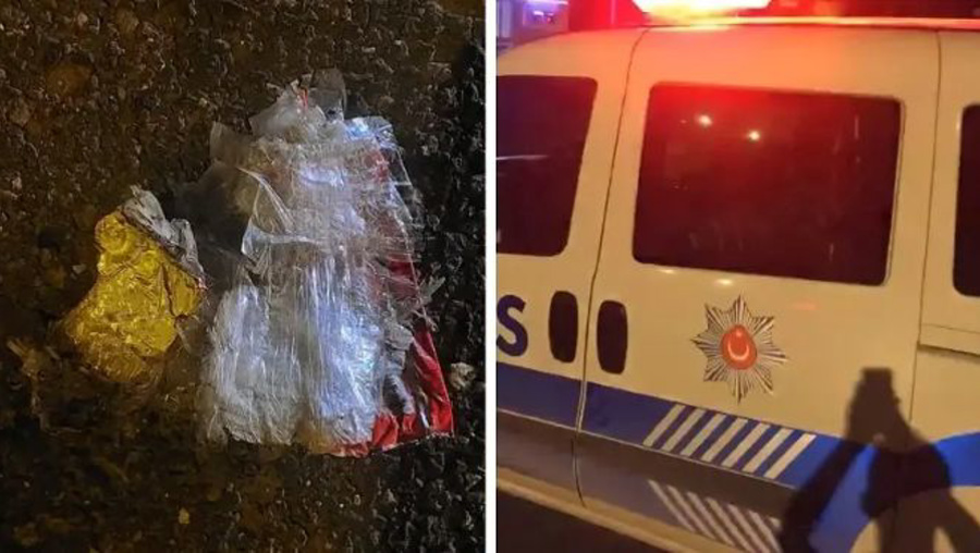 Polis aracına EYP'li saldırı